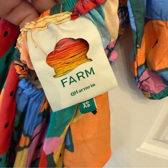 Farm Rio Fruit Landscape Midi Dress - Picture 6 of 8